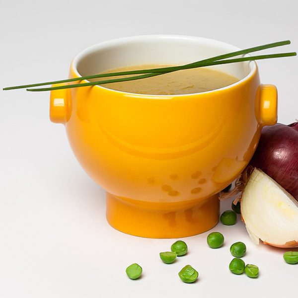 Indische Erbsen-Karottensuppe Indische Erbsen-Karottensuppe