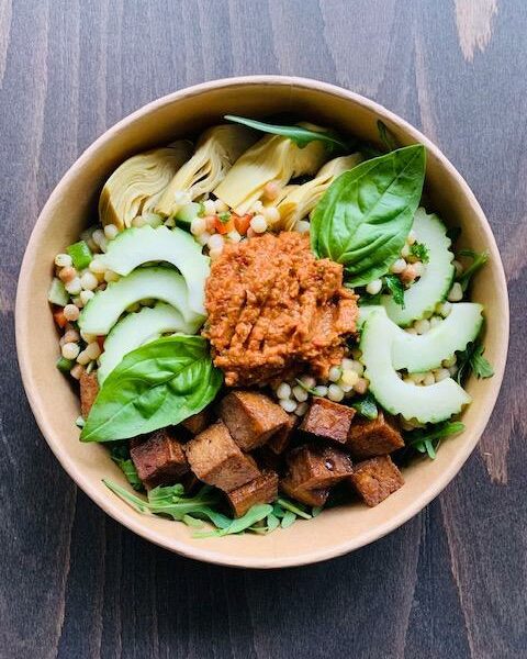 Mediterranean Salad Bowl (Vegan) Mediterranean Salad Bowl (Vegan)