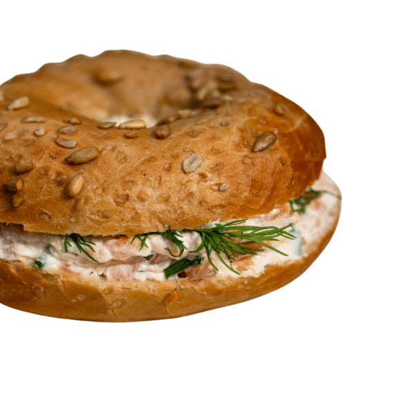 Salmon Cream Cheese Bagel