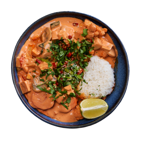 Tikka Massala Curry Bowl mit Tofu (Vegan)